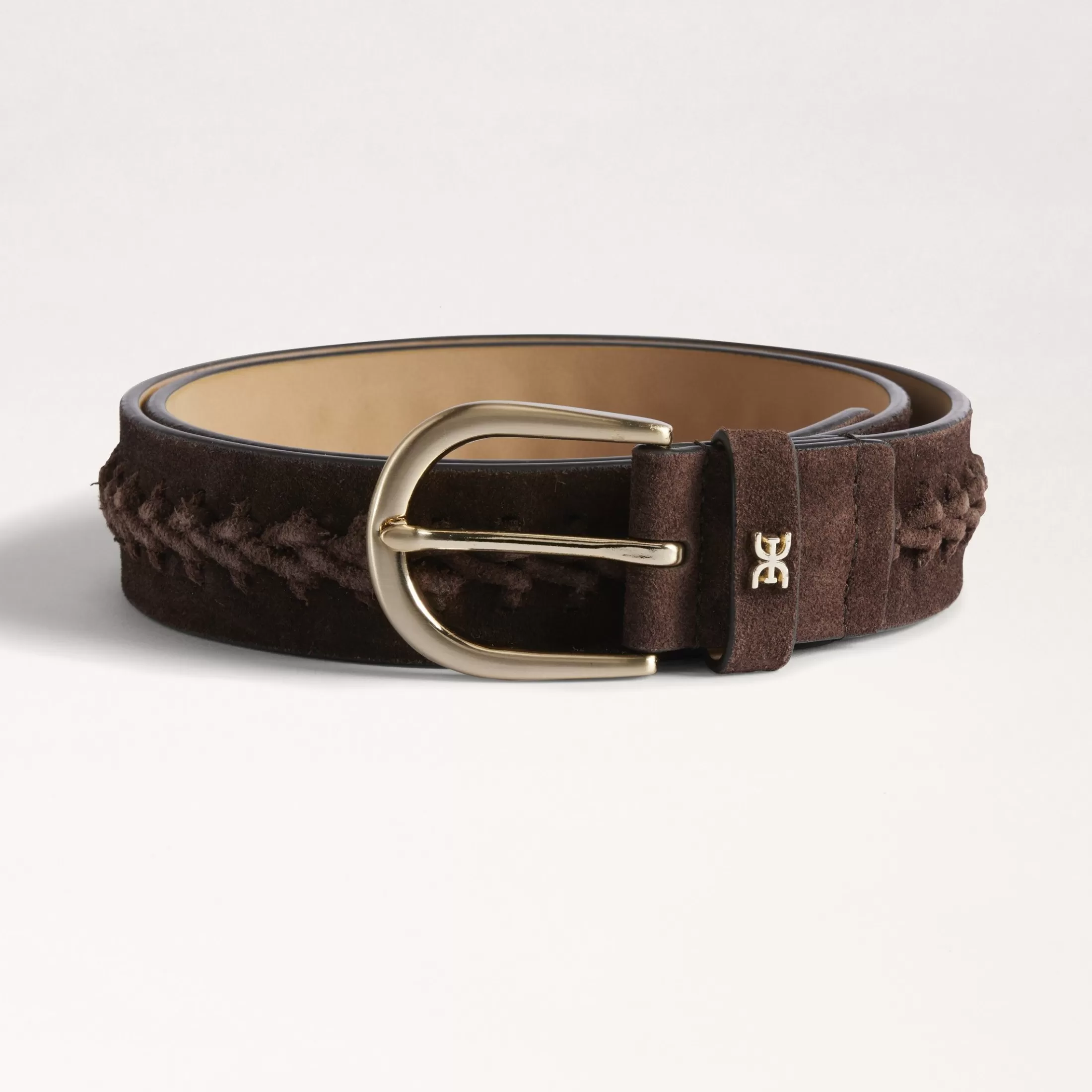 Womens Sam Edelman 35 Mm Belt With Lacing