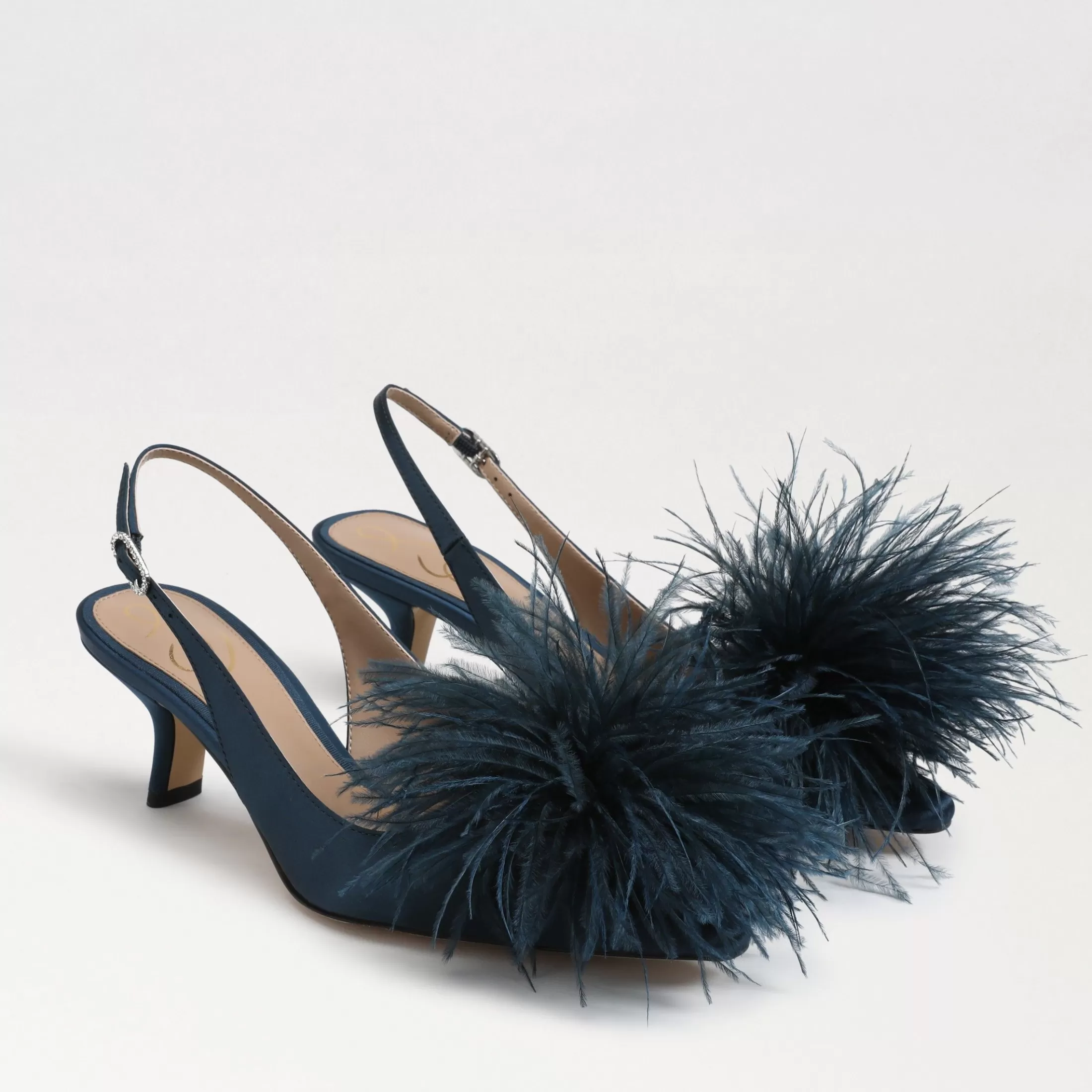 Womens Sam Edelman Bianka Feather Slingback Pump