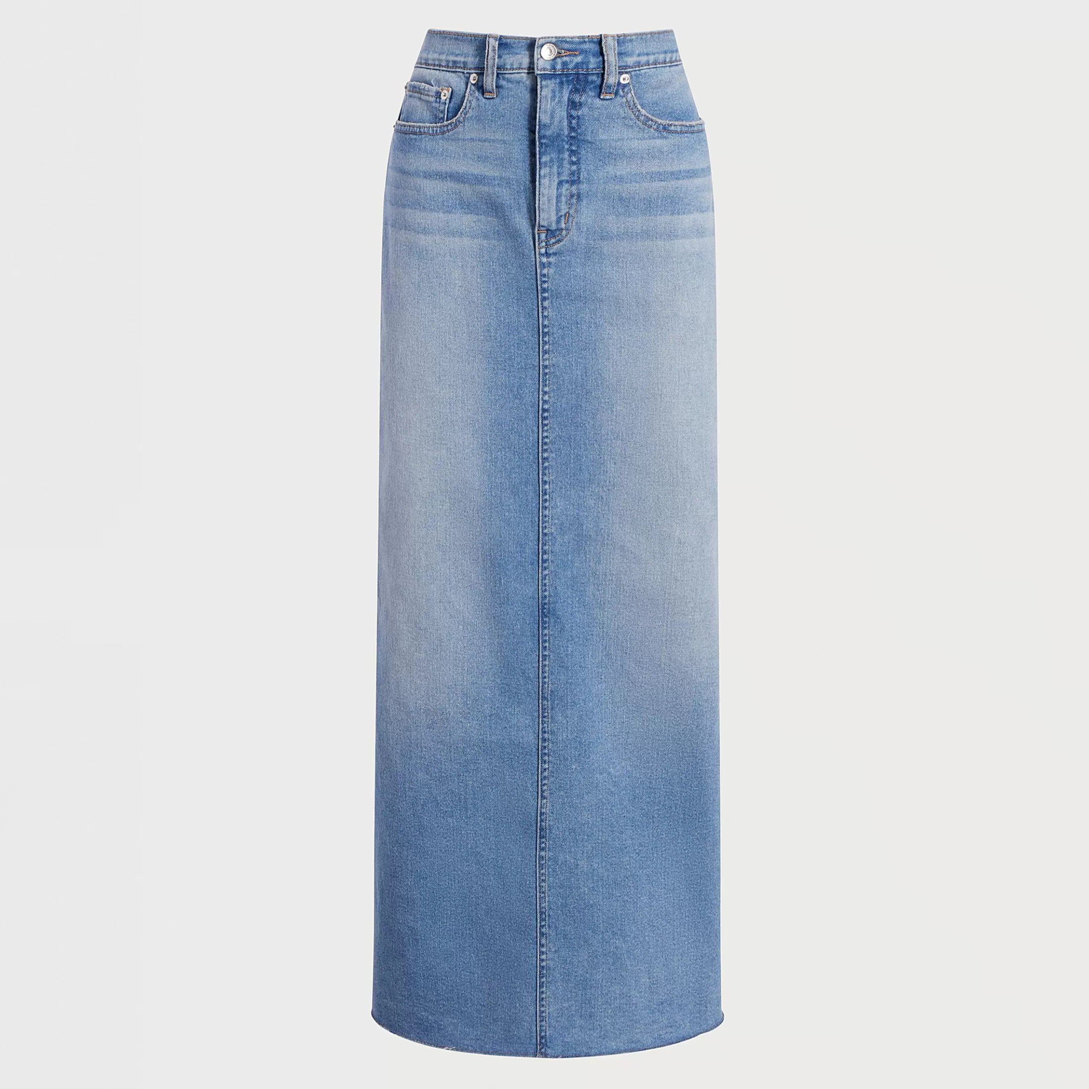 Womens Sam Edelman Dempsey Denim Maxi Skirt