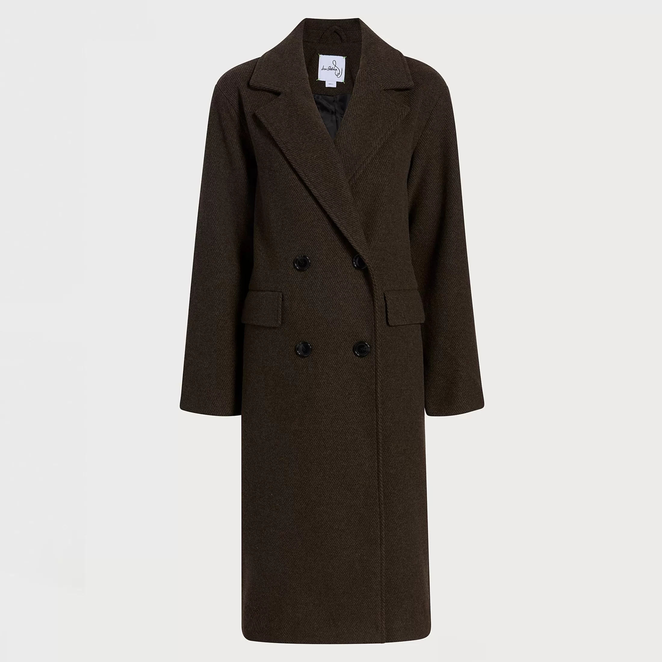 Womens Sam Edelman Double Notch Collar Trench Coat