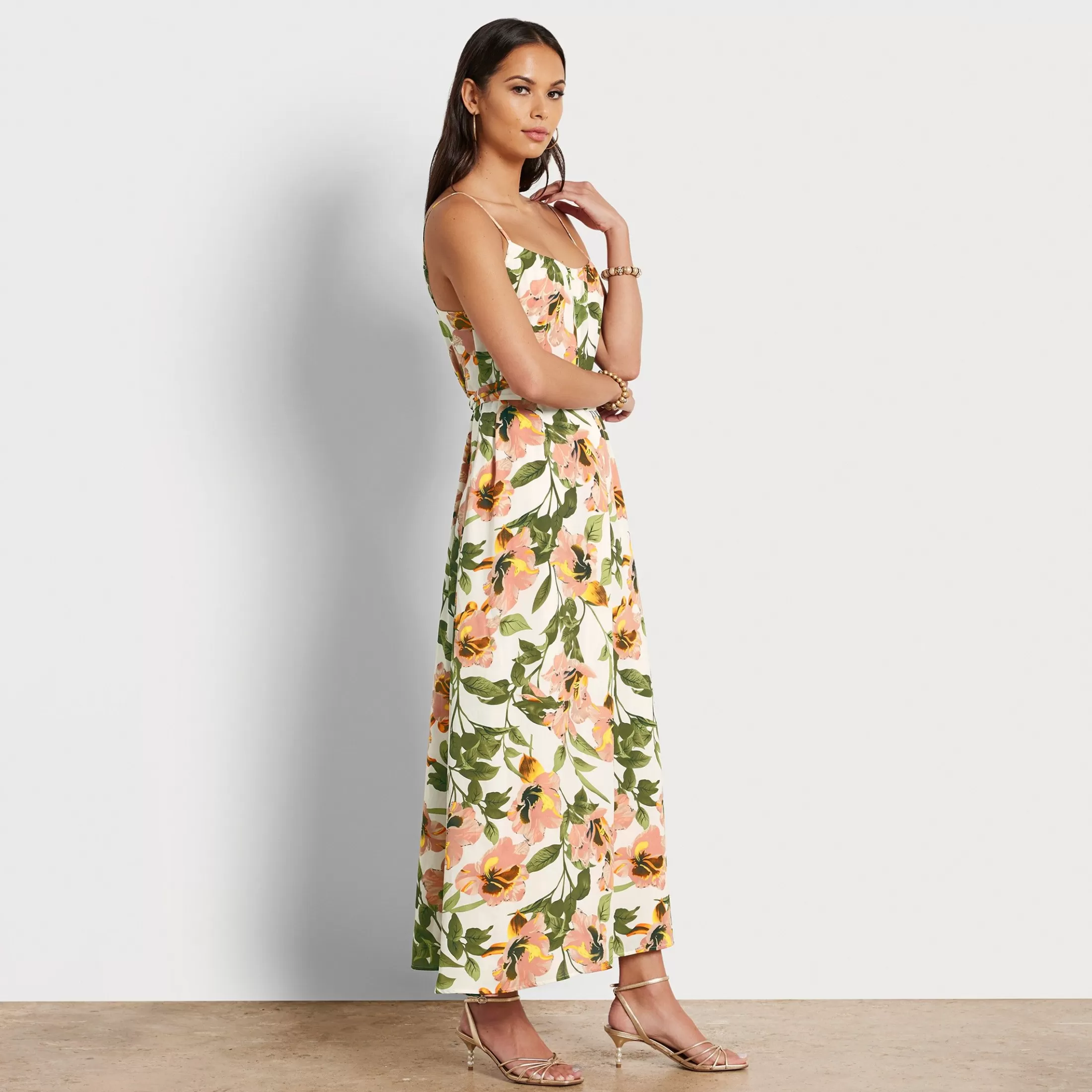 Womens Sam Edelman Floral Maxi Dress