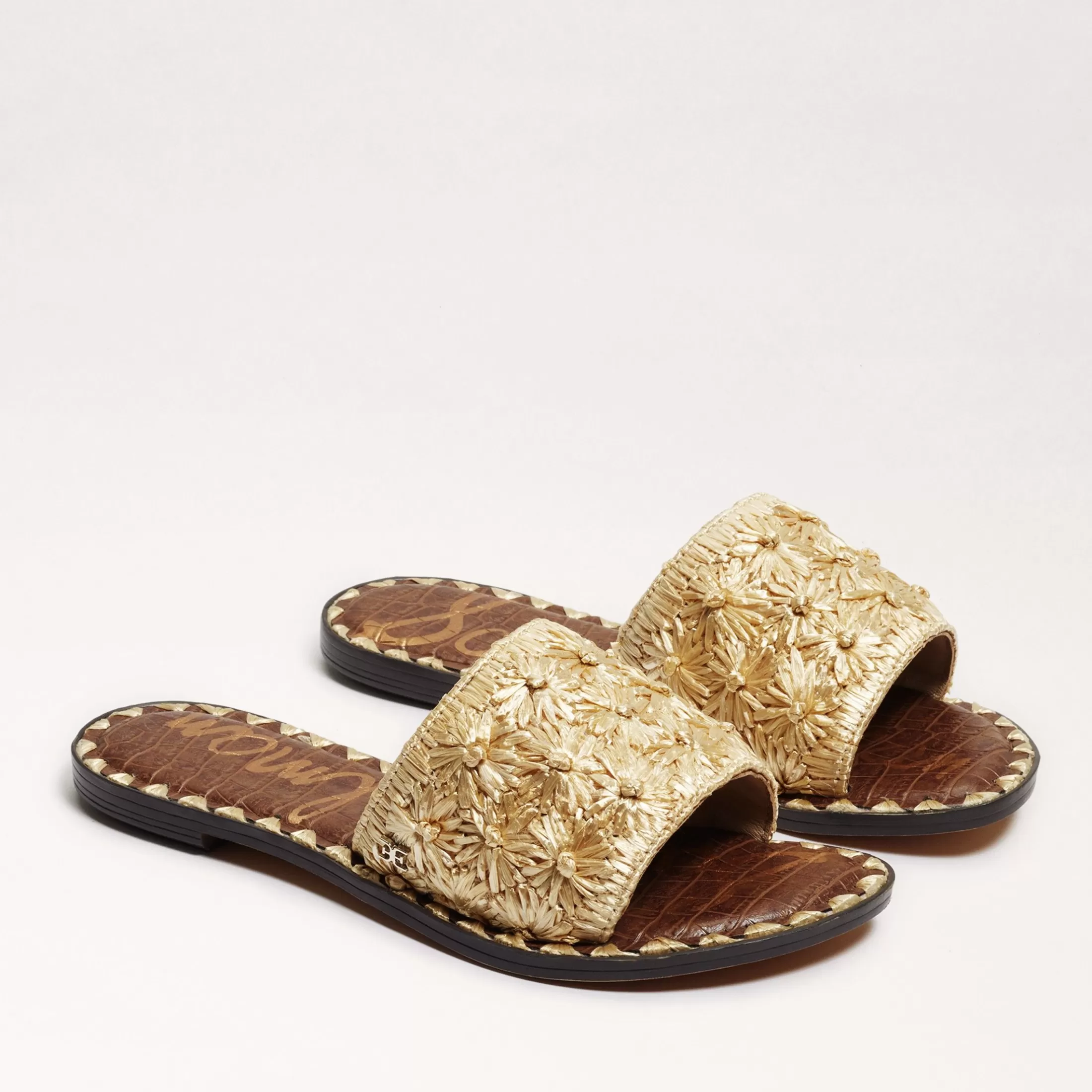 Womens Sam Edelman Giovanna Raffia Slide Sandal