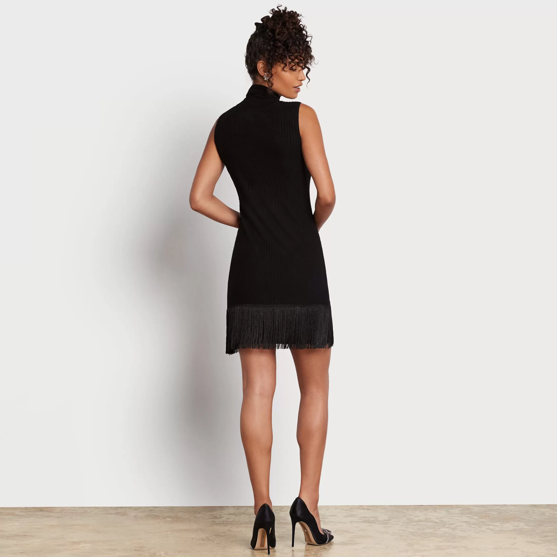 Womens Sam Edelman Hi Neck Mini Dress