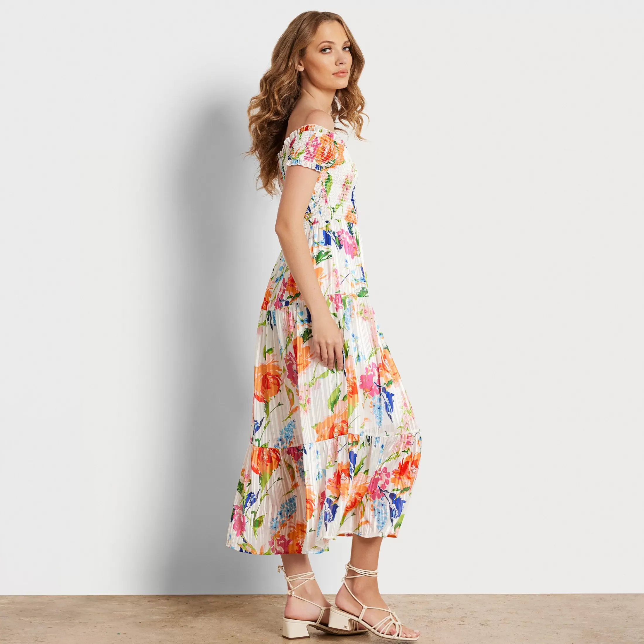 Womens Sam Edelman Off Shoulder Maxi Dress