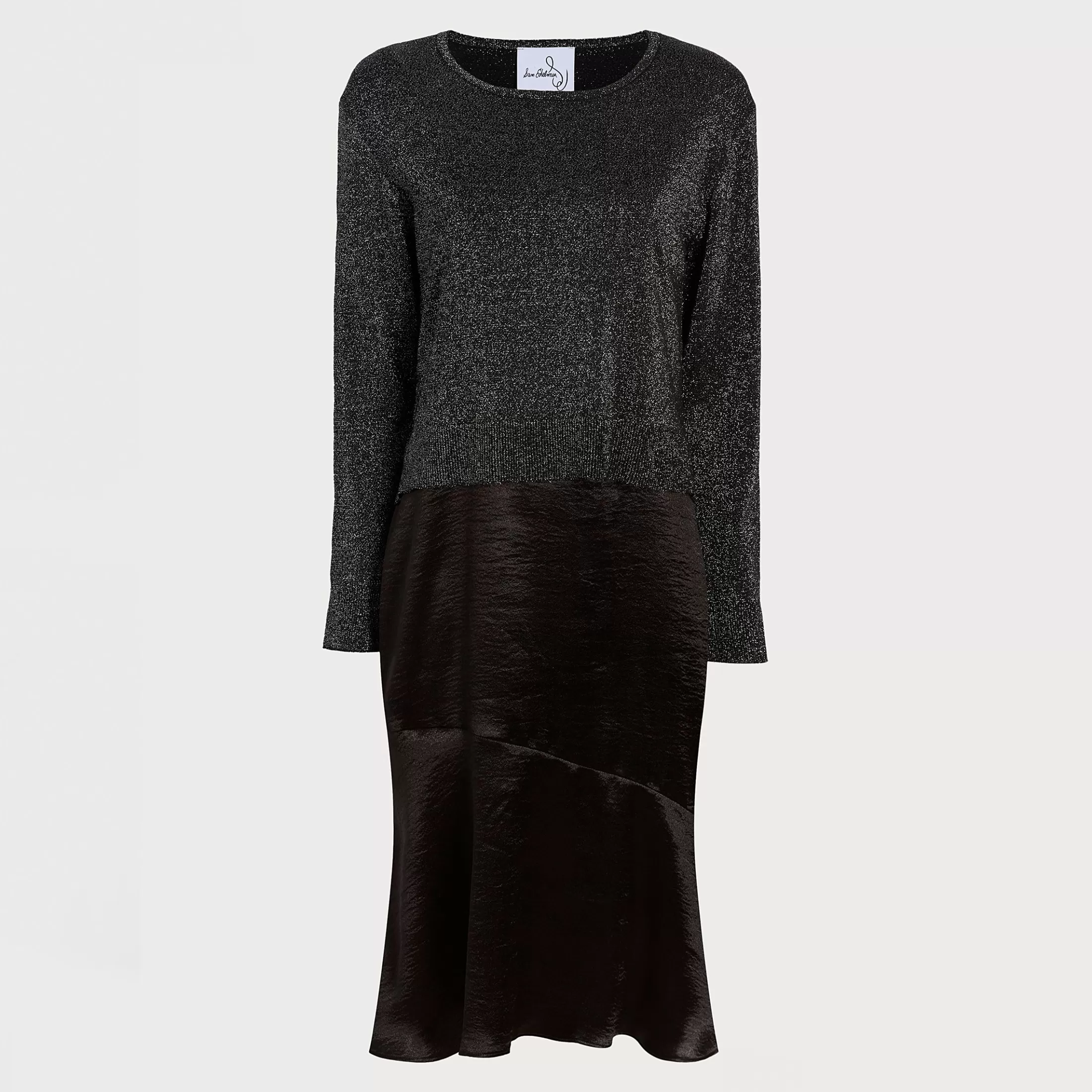 Womens Sam Edelman Sweater Slip Midi Dress