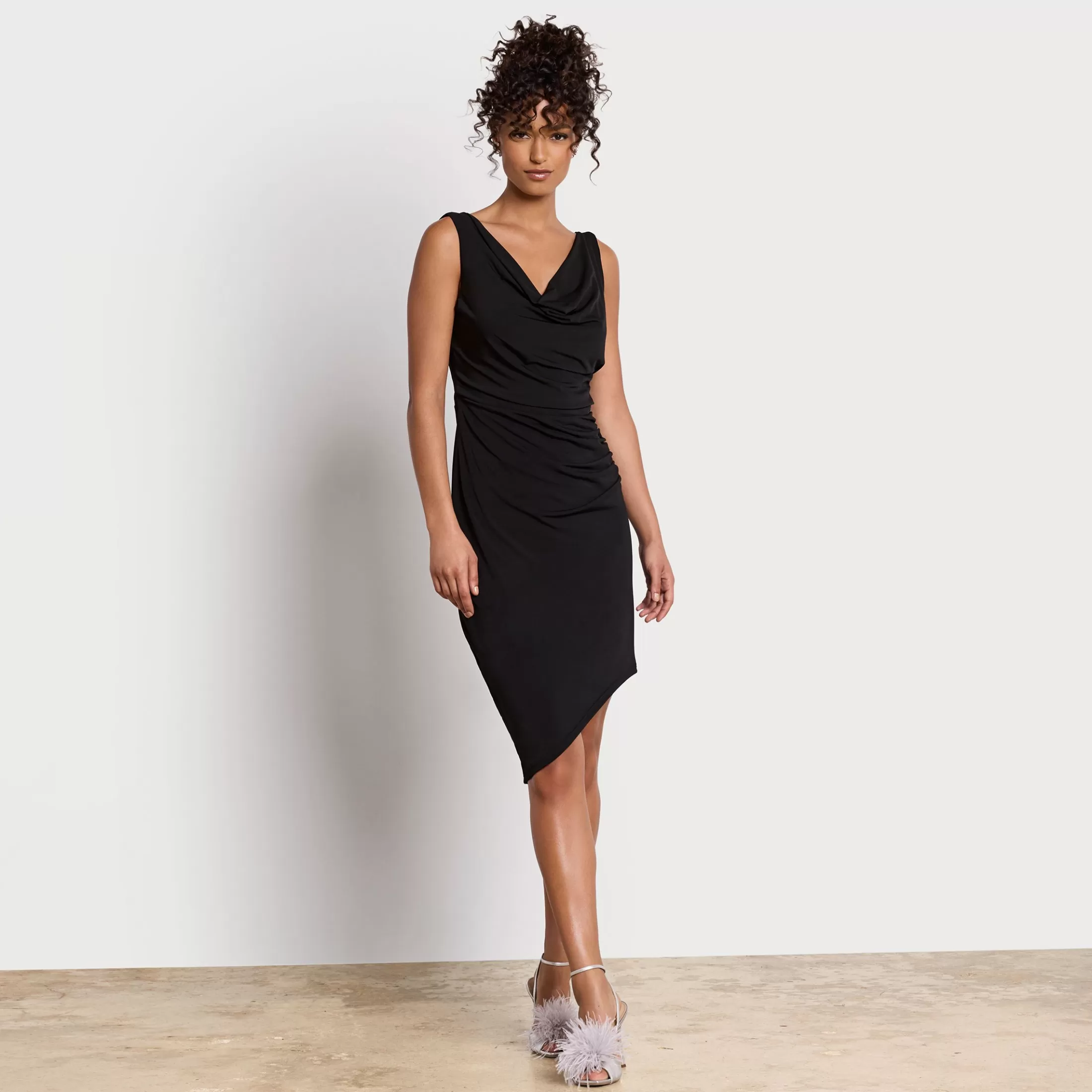 Womens Sam Edelman V-Neck Midi Dress