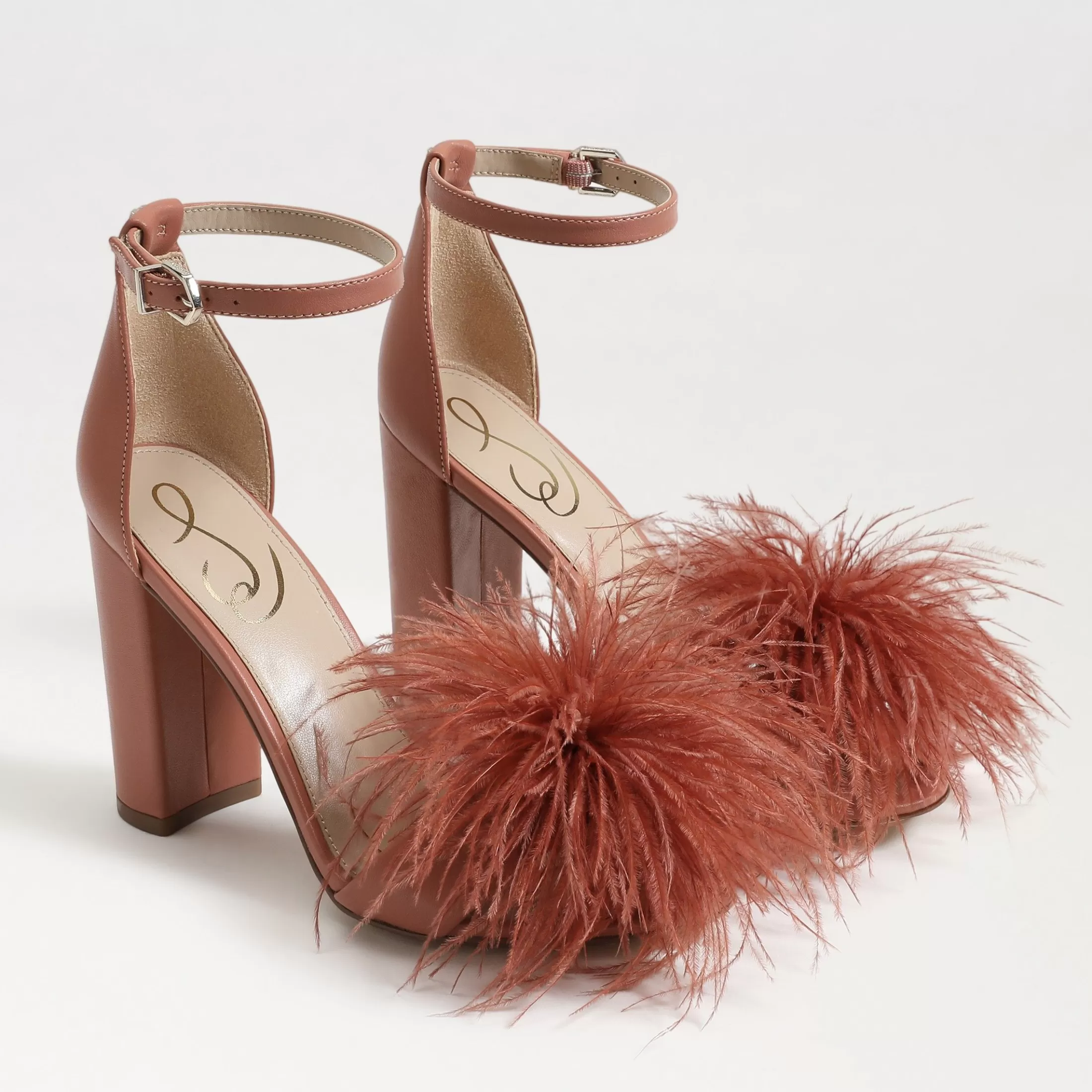 Womens Sam Edelman Yaro Feather Heel Sandal